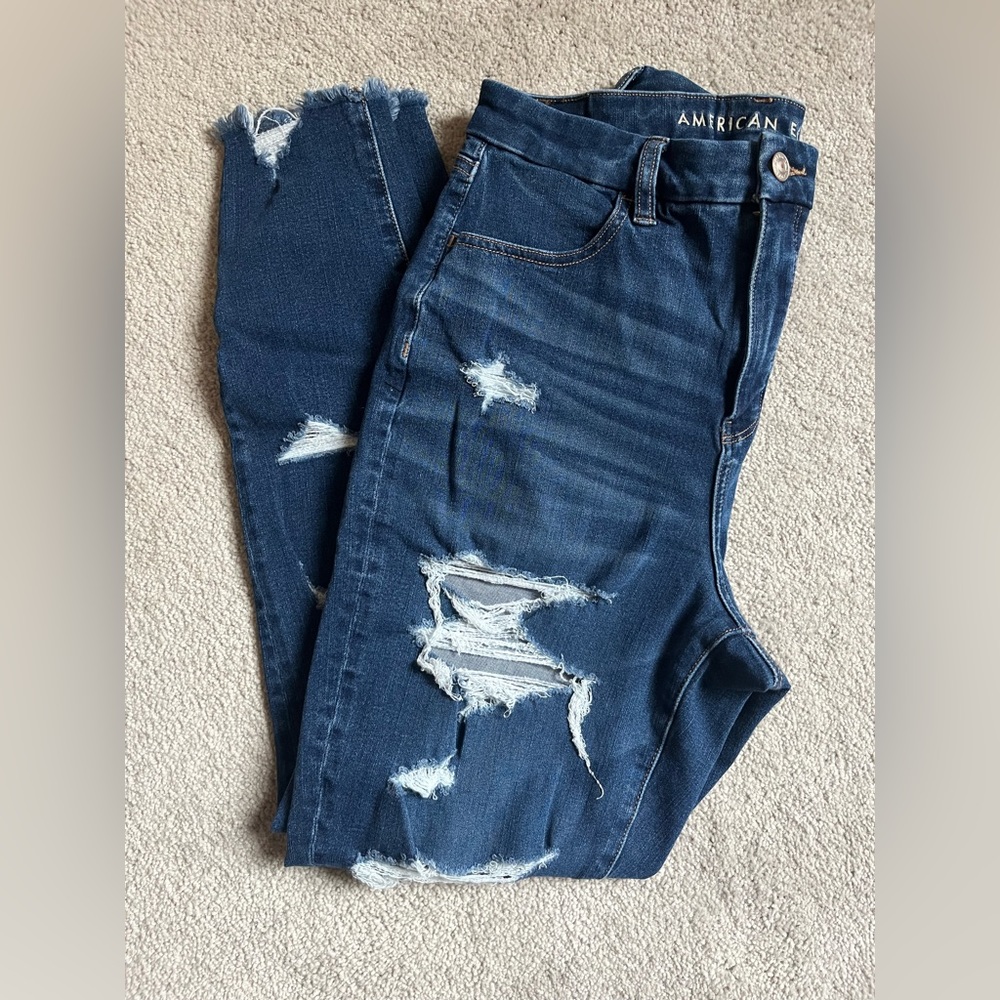 American Eagle “The Dream Jean” Curvy High Rise Jegging size 10 Regular